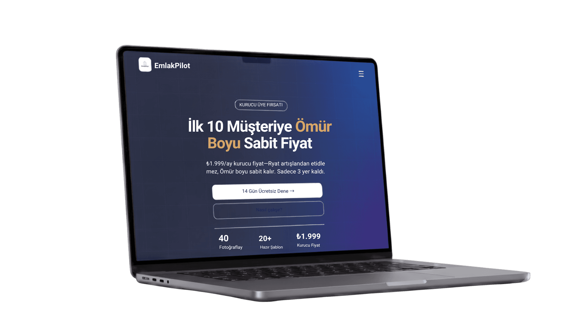 EmlakPilot masaüstü görünümü